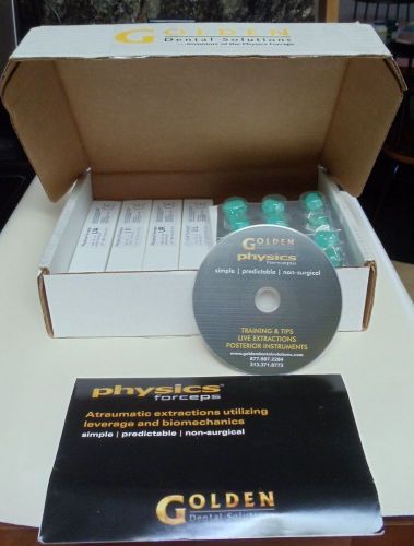 Physics forceps (by Golden), complete set with instructional CD