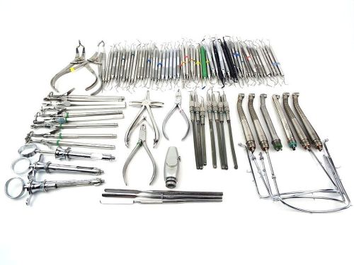 Lot of Dental Instruments w/ 4 5-Hole Midwest Tradition Handpieces &amp; 1 Star 430K