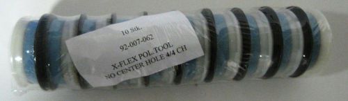 Satisloh x flex standard polishing tool 1/4&#034; x 1 1/4&#034; 92007062 bag of 10 nib for sale