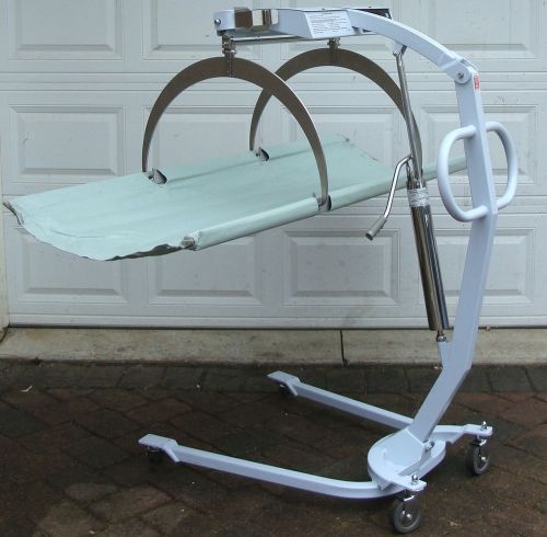 Scale-tronix 2002 550lb mobile bed-side sling cordless scale patient lift, hoist for sale