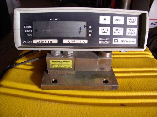 Flex weigh load cell with dillon display  2600 lb for sale