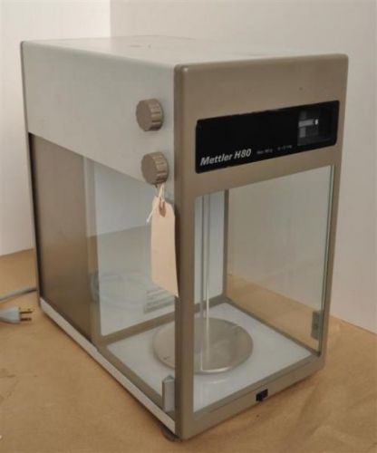 METTLER H-80 LABORATORY BALANCE  GRAM LAB SCALE &#034;AS-IS&#034;