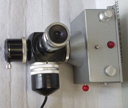 Wild microscope 35mm film camera and controller Mel 13
