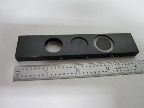FOR PARTS MICROSCOPE PART SLIDE FILTER OPTICS AS IS BIN#M8-32