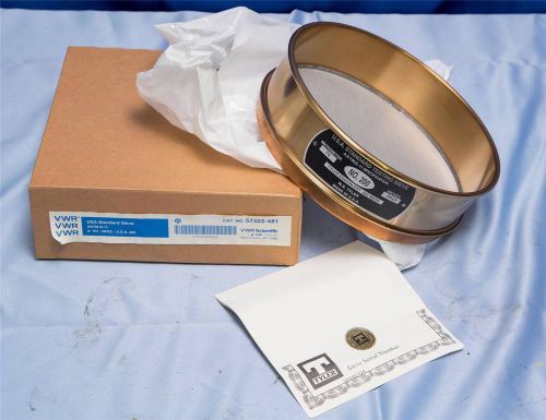 No. 200 fisherbrand scientific no. 200 usa standard testing sieve 0.0029inches for sale