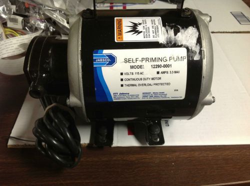 Itt jabsco self-priming pump 12290-0001 for sale
