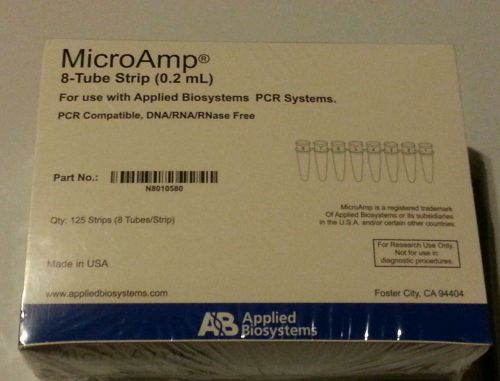 Micro amp 8-tube strip (0.2 ml) p/n n8010580 for sale