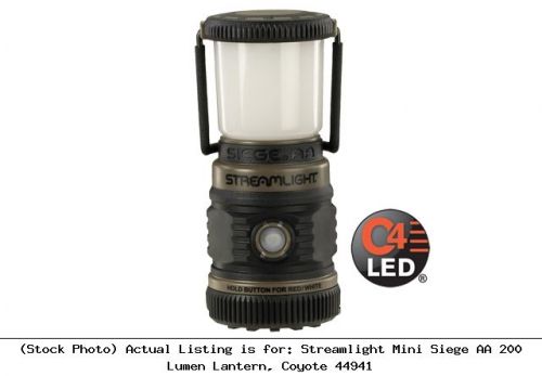 Streamlight mini siege aa 200 lumen lantern, coyote 44941 laboratory consumable for sale