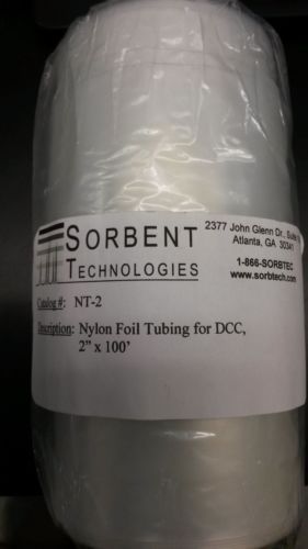 Sorbent technologies, nt-2, nylon foil tubing for dcc, 2 x (2 x100&#039;) for sale