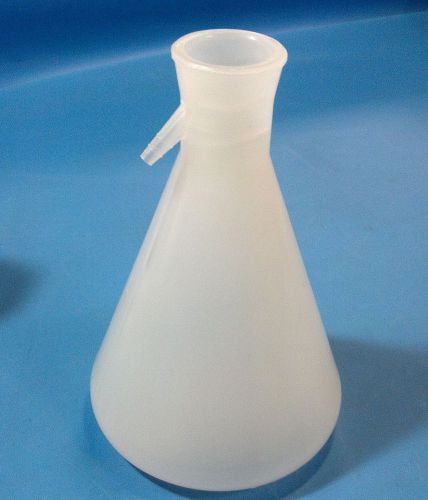 Nalgene DS4101-1000 Plastic Filtering Flask w/ Side Arm Tubulation Polypropylene