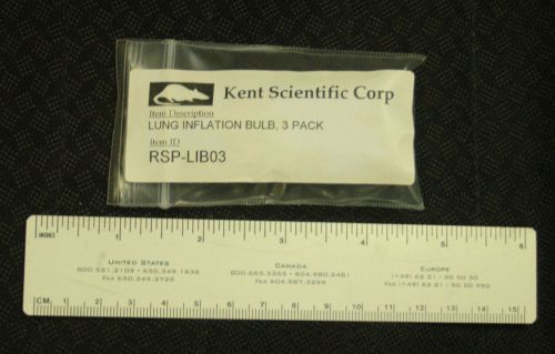 2 Kent Scientific RSP-LIB03 Small Animal Lung Inflation Bulb