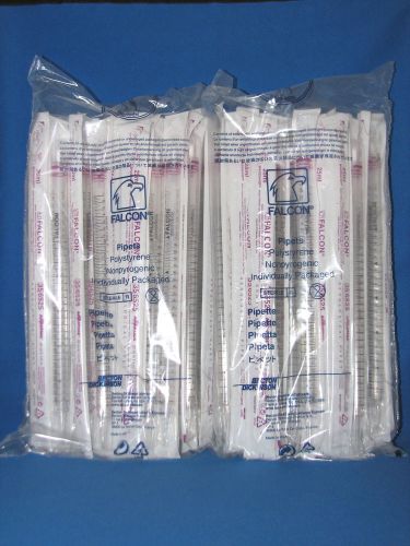 100 bd falcon disposable serological pipettes pipets 25ml # 356525 for sale
