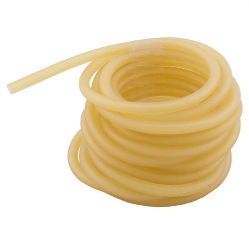 50 Feet 5/16 ID X 1/8&#034;W X 9/16 OD NATURAL LATEX SURGICAL RUBBER TUBING AMBER USA
