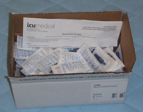 ICU Medical MicroClave® Connector -12568 Box Of 100