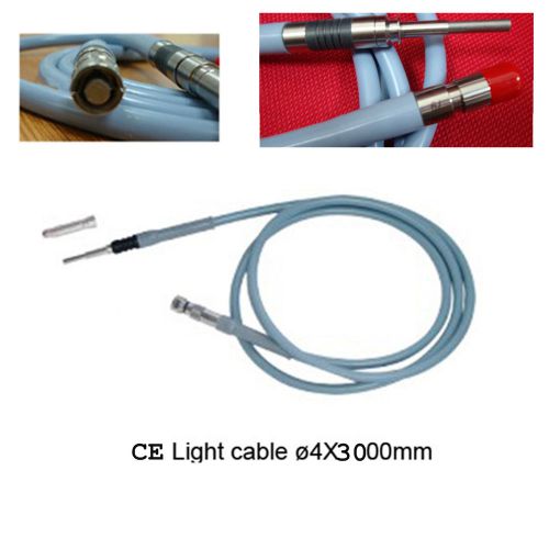 Storz Wolf Compatible ?4mmX3000mm Fiber Optical Cable / Light Cable Endoscopy