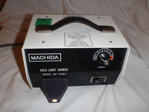 Jedmed machida cold light source model rh 150a2 fiberoptic light works! for sale