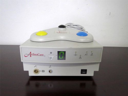 Arthrocare 2000 system electrosurgery unit w/ footswitch and power cord warranty for sale