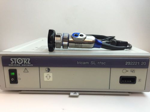 Storz 20222120 Tricam Endoscopy System with 20221140 NTSC Camera Head &amp; coupler