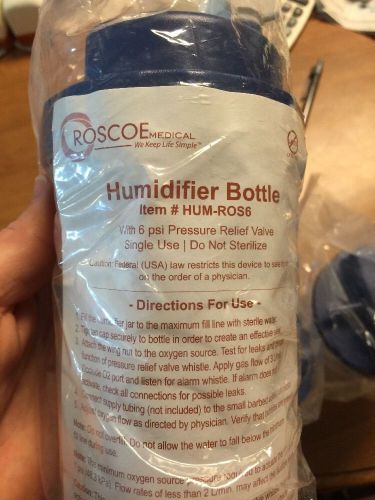 Roscoe Brand Humidifier Bottle Lot Of 4