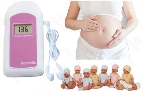 Baby sound b fetal doppler/ fetal heart sound with baby heart rate+free gel for sale