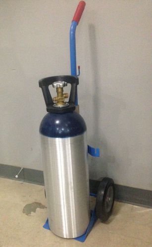 Coopersurgical 50000 / 50003 20 lb cylinder n20 tank (empty) and cart for cryo for sale