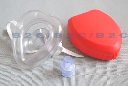 60 pcs/lots cpr mask w/ oxygen inlet face mask cpr face shield one-way valve for sale