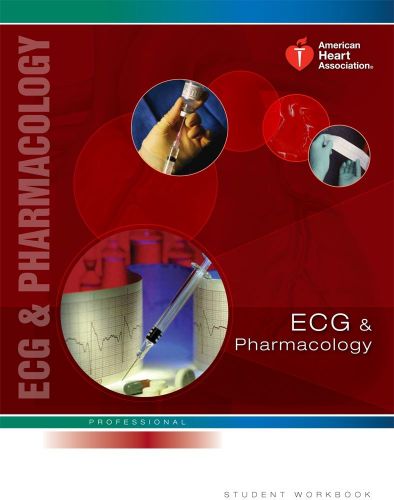 Ecg &amp; pharmacology student workbook for sale