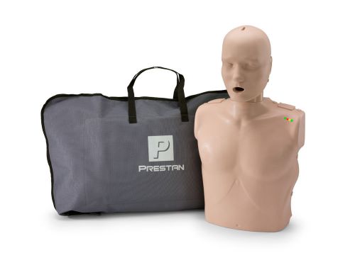 Prestan Adult Medium Skin CPR-AED Training Manikin w/ CPR Monitor PP-AM-100M-MS