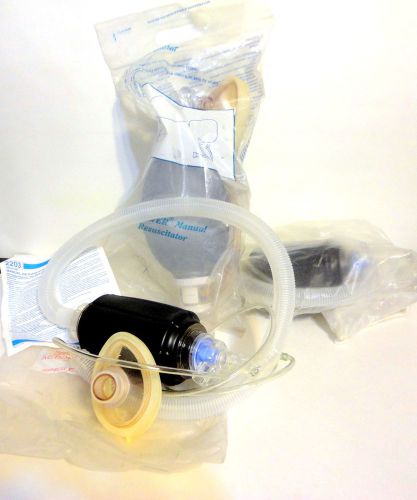 1 Adult &amp; 2 child manual resuscitator - single use - hudson rci with masks