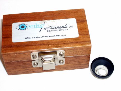 Ocular Abraham Iridectomy Laser Gonio Lens