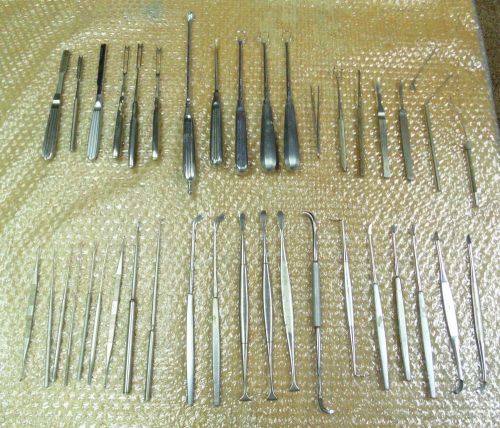 Lot of 40 Otolaryngology (ENT) Instruments: Sklar Miltex Weck Penn Sparta Lawton