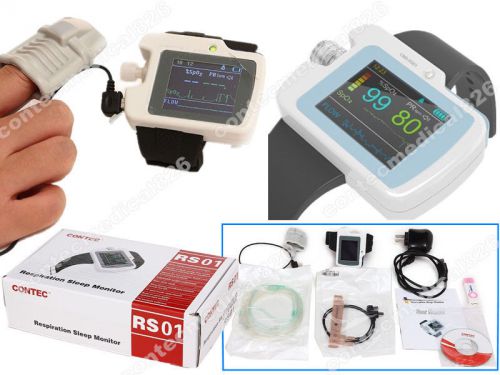 RS01 Sleep apnea screen meter,Respiration sleep monitor,SPO2+PR USB software