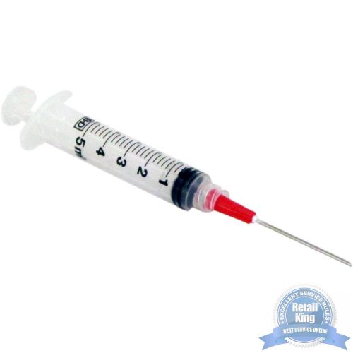 5 ml syringes with blunt tip fill needles 10 pack new for sale