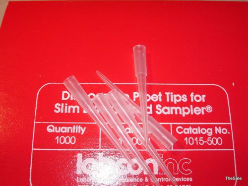 New Case Lot (1000) Clear 200ul Pipet Tips Medical Laboratory Blood Specimens