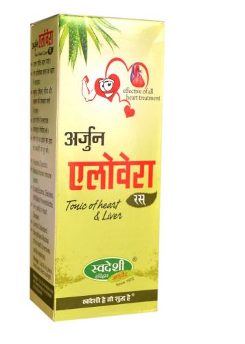 Ayurveda Sudh Arjun Aloevera  Ras by Swadeshi good for health 500ml.pack