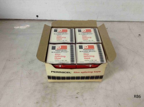 NIB Permacel 96 Kleer-Splice Film Splicing Tape 16mm x 66&#039; DP,   lot of 12