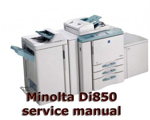 Minolta Di850 service manual pdf