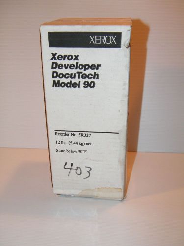 Genuine OEM XEROX DEVELOPER DOCUTECH MODEL 90 Reorder 5R327  Black cartridge