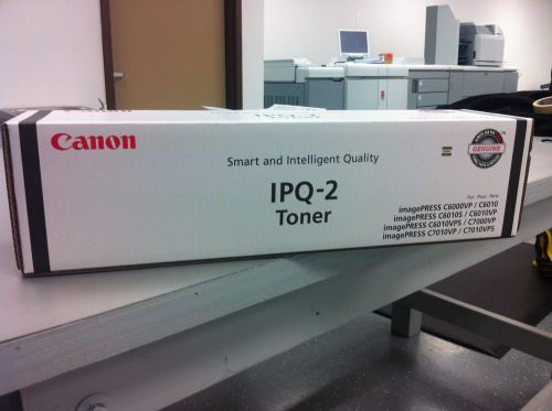 Canon IPQ-2, Black Toner Cartridge, Brand New, Factory Sealed
