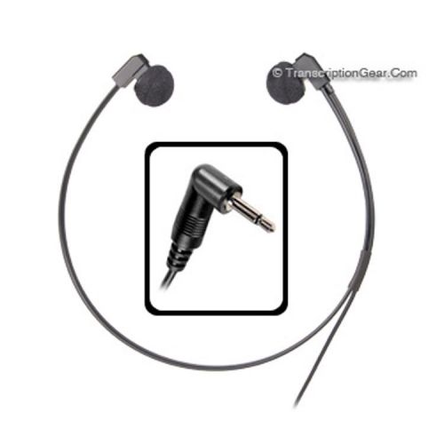 Spectra Twin Speaker Headset w/ Right-Angle 3.5 mm Plug, 10&#039; Cord and 10 pair of