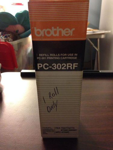 Brother PC 302RF 1 Refill Roll Fax Toner New in box