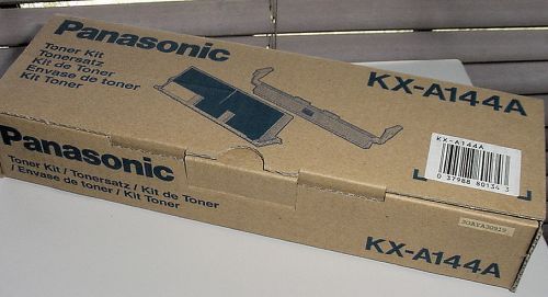 Panasonic Toner Kit Fax KX-A144A UPC 0 37988 80134 3