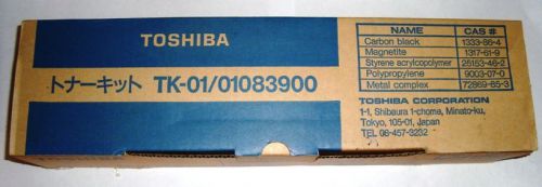Genuine Toshiba TK-01 01083900 Black Toner Kit 01462031 Fax TF-541 TF561 TF581