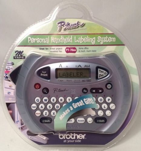Brother PT-70BM P-Touch Personal Handheld Labeling System New &amp; Factory Sealed!
