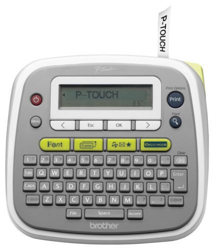 Brother p-touch pt-d200 label thermal printer includes tape nib free shipping for sale