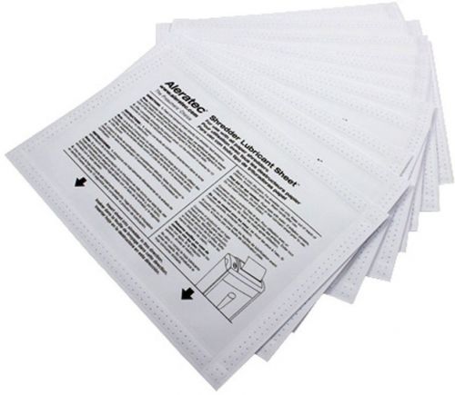 Shredder lubricant sheets white right amount 240165 direct v2 for sale