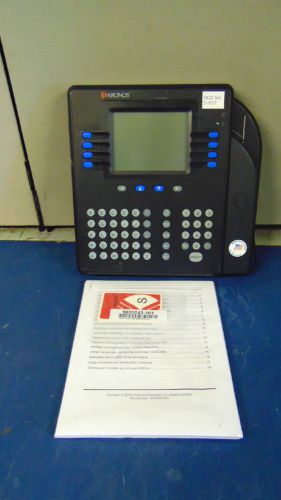 Kronos system 4500 time clock system 8602004-051  powers on! s637 for sale