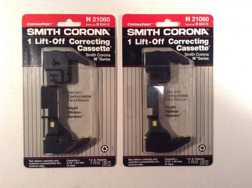 2 SMITH CORONA LIFT OFF CORRECTING CASSETTE-H21060- SAME AS H63412-TYPEWRITER-