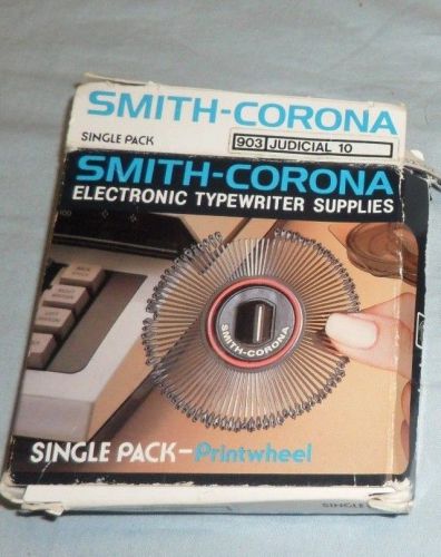 New Smith Corona Judicial 10 #903 Electronic Typewriter Printwheel