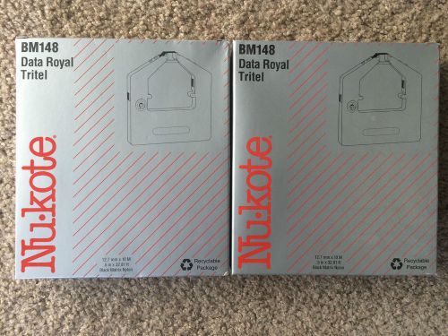 2 new bm148 data royal tritel nu kote replacement ribbon # 535300 for sale